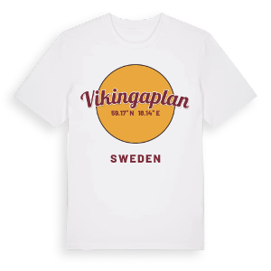 Vikingaplan cirkel t-shirt – ekologisk bomull t-shirt från Pinshirt