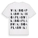 Vikingaplan ordlek t-shirt