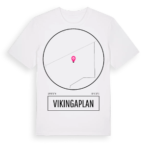 Vikingaplan t-shirt – ekologisk bomull t-shirt från Pinshirt