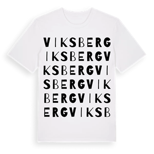 Viksberg ordlek t-shirt – ekologisk bomull t-shirt från Pinshirt