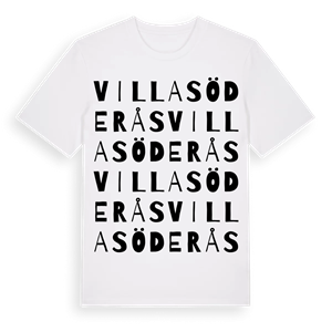 Villa Söderås ordlek t-shirt – ekologisk bomull t-shirt från Pinshirt