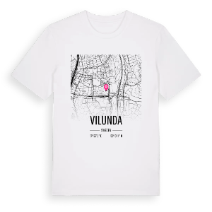 Vilunda karta t-shirt – ekologisk bomull t-shirt från Pinshirt