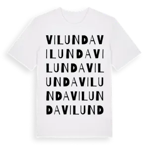 Vilunda ordlek t-shirt – ekologisk bomull t-shirt från Pinshirt
