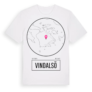 Vindalsö t-shirt – ekologisk bomull t-shirt från Pinshirt