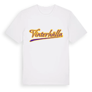 Vinterhälla baseball t-shirt – ekologisk bomull t-shirt från Pinshirt