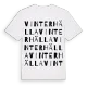 Vinterhälla ordlek t-shirt