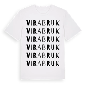 Vira bruk ordlek t-shirt – ekologisk bomull t-shirt från Pinshirt