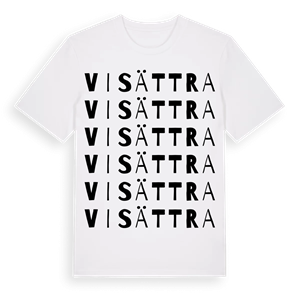 Visättra ordlek t-shirt – ekologisk bomull t-shirt från Pinshirt