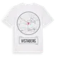 White t-shirt med Vistaberg t-shirt