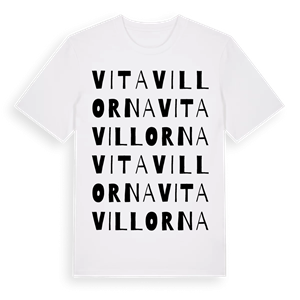 Vita villorna ordlek t-shirt – ekologisk bomull t-shirt från Pinshirt