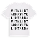 Vitklintarna ordlek t-shirt