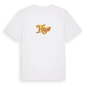 Vitsjö baseball t-shirt – ekologisk bomull t-shirt från Pinshirt