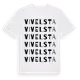 White t-shirt med Vivelsta ordlek t-shirt
