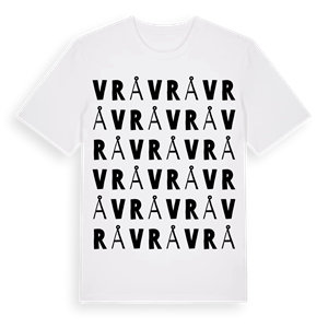 Vrå ordlek t-shirt – ekologisk bomull t-shirt från Pinshirt