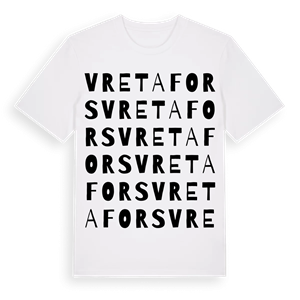 Vretafors ordlek t-shirt – ekologisk bomull t-shirt från Pinshirt