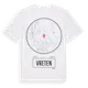 White t-shirt med Vreten t-shirt