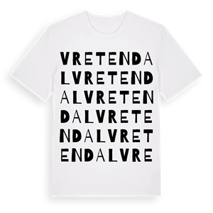 Vretendal ordlek t-shirt – ekologisk bomull t-shirt från Pinshirt