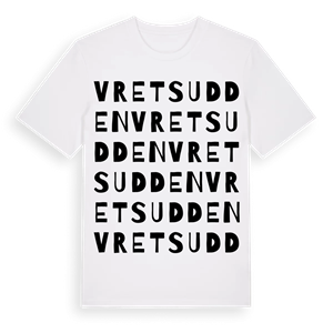 Vretsudden ordlek t-shirt – ekologisk bomull t-shirt från Pinshirt