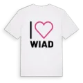 Jag älskar Wiad t-shirt stort tryck