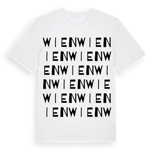 Wien ordlek t-shirt – ekologisk bomull t-shirt från Pinshirt