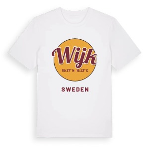 Wijk cirkel t-shirt – ekologisk bomull t-shirt från Pinshirt