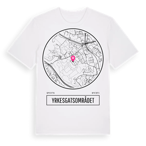 Yrkesgatsområdet t-shirt – ekologisk bomull t-shirt från Pinshirt