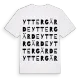 Yttergärde ordlek t-shirt