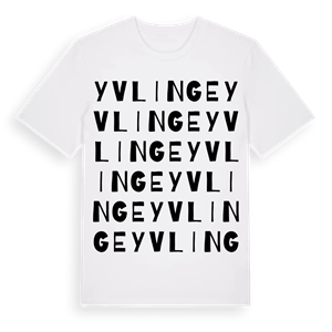 Yvlinge ordlek t-shirt – ekologisk bomull t-shirt från Pinshirt
