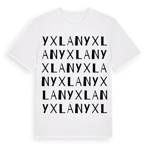 Yxlan ordlek t-shirt – ekologisk bomull t-shirt från Pinshirt