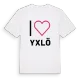 Jag älskar Yxlö t-shirt stort tryck