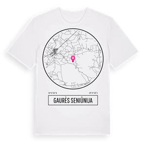 Gaurės seniūnija t-shirt – ekologisk bomull t-shirt från Pinshirt