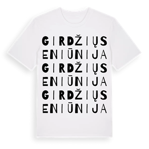 Girdžių seniūnija ordlek t-shirt – ekologisk bomull t-shirt från Pinshirt