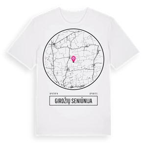 Girdžių seniūnija t-shirt – ekologisk bomull t-shirt från Pinshirt