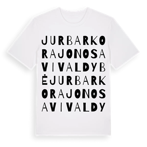 Jurbarko rajono savivaldybė ordlek t-shirt – ekologisk bomull t-shirt från Pinshirt