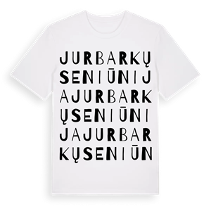 Jurbarkų seniūnija ordlek t-shirt – ekologisk bomull t-shirt från Pinshirt