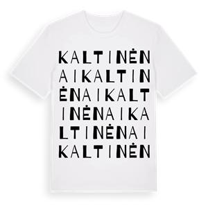 Kaltinėnai ordlek t-shirt – ekologisk bomull t-shirt från Pinshirt