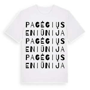 Pagėgių seniūnija ordlek t-shirt – ekologisk bomull t-shirt från Pinshirt