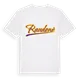 Raudonė baseball t-shirt