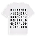 Raudonė ordlek t-shirt