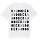 Raudonė ordlek t-shirt