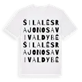 Šilalės rajono savivaldybė ordlek t-shirt