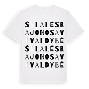 Šilalės rajono savivaldybė ordlek t-shirt – ekologisk bomull t-shirt från Pinshirt