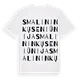 Smalininkų seniūnija ordlek t-shirt