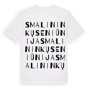 Smalininkų seniūnija ordlek t-shirt – ekologisk bomull t-shirt från Pinshirt