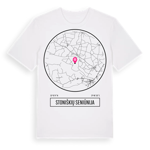 Stoniškių seniūnija t-shirt – ekologisk bomull t-shirt från Pinshirt
