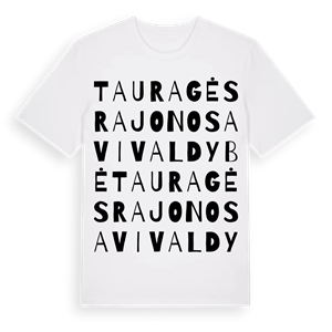 Tauragės rajono savivaldybė ordlek t-shirt – ekologisk bomull t-shirt från Pinshirt