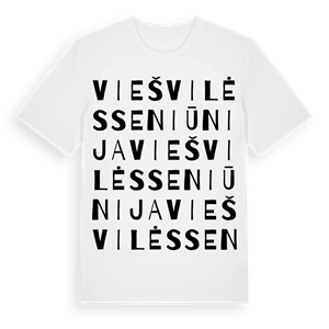 Viešvilės seniūnija ordlek t-shirt – ekologisk bomull t-shirt från Pinshirt