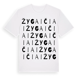 Žygaičiai ordlek t-shirt – ekologisk bomull t-shirt från Pinshirt