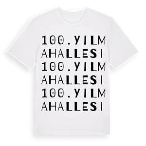 100. Yıl Mahallesi ordlek t-shirt – ekologisk bomull t-shirt från Pinshirt
