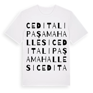 Cedit Ali Paşa Mahallesi ordlek t-shirt – ekologisk bomull t-shirt från Pinshirt